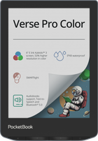 Электронная книга с подсветкой PocketBook Verse Pro Color Stormy Sea (PB634K3-1-WW)