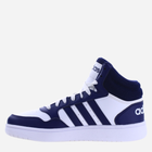 Tenisówki młodzieżowe dla dziewczynki adidas Hoops 3.0 Mid K IG3717 40 Biały/Granatowy (4066759020696) - obraz 2