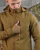 Тактическая демисезонная куртка SoftShell Omni-Heat 2XL койот (88819) - изображение 6