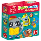 Игра развивающая с пазлами "Животные. Игрушки" Vladi Toys VT1722-27