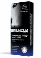 Таблетки від глистів Unicum PREMIUM Празімакс Плюс для собак протигельмінтні зі смаком м'яса, 1 табл