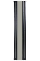 Дизайнерский радиатор отопления ARTTIDESIGN Rimini II M 4/1800/382/50 вертикальный черный матовый