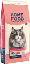 Сухой корм для кошек Home Food Hairball Control для выведения шерсти с курицей, уткой и индейкой