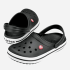 Жіночі крокси Crocs Crocband 11016-001 41-42 (M8/W11) Чорні (0883503475960) - зображення 3