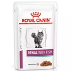 Вологий корм для кішок Royal Canin Renal Feline Fish Pouches