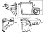 Бачок расширительного радиатора BMW 7 (E65-67) 01-08 MAHLE (CRT203000S)