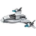 Конструктор Військовий літак Qman 1411-6 P Night Hawk Stealth Fighter на 71 деталь (1411-6-RT)
