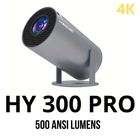 Проектор Magcubic Projector HY300 Pro 500 ANSI Lumens Домашний кинотеатр Android (автофокус)