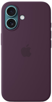 Чохол Apple iPhone 16 Silicone Case MagSafe Plum (MYY43ZM/A) - зображення 1