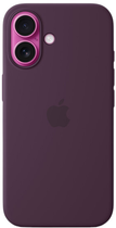 Etui Apple iPhone 16 Silicone Case MagSafe Plum (MYY43ZM/A) - obraz 3