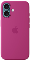 Чохол Apple iPhone 16 Silicone Case MagSafe Fuchsia (MYY53ZM/A) - зображення 1