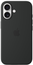 Чохол Apple iPhone 16 Plus Silicone Case MagSafe Black (MYY93ZM/A) - зображення 4