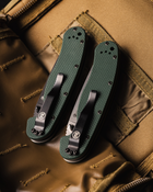 Ніж Ontario Rat Model 1 Forest Green G-10 S35VN Stonewash - 8992 - зображення 6