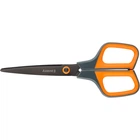 Ножиці Axent Titanium 6306-06-A, 19 см, з прогумованими ручками, сіро-жовтогарячі
