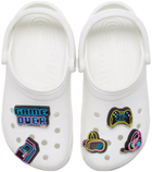 Przypinki jibbitz Crocs Lights Up Neon Gamer 10012094 5 szt Wielokolorowe (0196265382774) - obraz 2