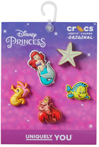 Przypinki jibbitz Crocs Princess Ariel 10013197 5 szt Wielokolorowe (0196265690367) - obraz 3