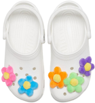 Джибітси Crocs Plush Flower Power 10013262 5 шт Різнокольорові (0196265644117) - зображення 2