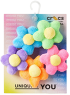 Джибітси Crocs Plush Flower Power 10013262 5 шт Різнокольорові (0196265644117) - зображення 3