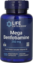 Бенфотиамин Life Extension Mega Benfotiamine 250 mg 120 vcaps