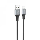 Кабель синхронизации Hoco X86 USB - Lightning 2.4А 1 м Black (3_05484)