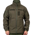 Демісезонна тактична куртка WinTac Soft Shell Stalker Olive 2XL олива