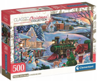 Puzzle Clementoni Compact Christmas Collection 500 elementów (8005125355662) - obraz 1