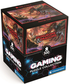 Puzzle Clementoni Cubes Dungeons and Dragons 500 elementów (8005125355617) - obraz 1