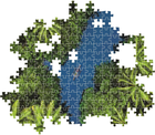 Puzzle Clementoni Hq Tropical Aerial View 500 elementów (8005125355204) - obraz 3