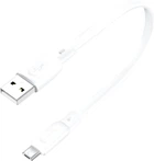 Кабель Foneng Silicone Flat Cable (2.1A) microUSB 25 см (X107-CA-MU)