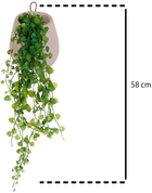 Sztuczne kwiaty Atmosphera bluszcz w wiszącej doniczce na ścianę zielone (3560238911754) - obraz 4