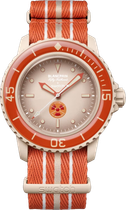 Наручные часы Blancpain × Swatch Bioceramic Scuba Fifty Fathoms Collection ''Arctic Ocean'' (SO35N100)