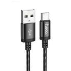 Кабель Hoco X89 Wind USB – Type-C 3 А 1 м у нейлоновому обплетенні чорний