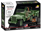 Конструктор Cobi Executive Edition Willys MB & Trailer 1580 деталей (5902251028046)