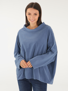 Bluza damska bez kaptura oversize Unisono 170-1110-1 S Niebieska (5906140656105) - obraz 1