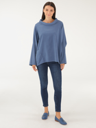 Bluza damska bez kaptura oversize Unisono 170-1110-1 M Niebieska (5906140656099) - obraz 3