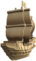 Картонний 3D пазл-конструктор Cartonic 3D Puzzle Pirate Ship (CARTSHIP)