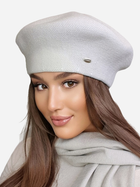 Beret damski Kamea K.22.012.03 One Size Beżowy (5903246754285)