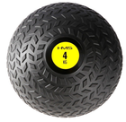 Piłka do ćwiczeń HMS Slam Ball 4 kg Czarno-żółta (5907695539974) - obraz 1