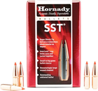 Пуля Hornady SST кал. 6,5 мм (.264) масса 123 гр (8 г) 100 шт - изображение 1