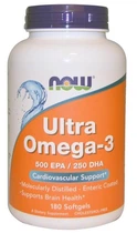 Жирні кислоти Now Foods Ultra Omega-3-D 180 капсул