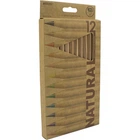 Олівці кольорові Marco Natural-Cedarlite Jumbo зі стругачкою 12 кольорів (6400-12СВ)