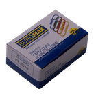 Скрiпки кольорові BUROMAX, 28 мм, круглі, 100 шт. в карт.упаковці BM.5015