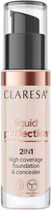 Тональний крем та консилер Claresa 2в1 Liquid Perfection 103 Cool Medium 34 г (5903819817683) - зображення 1