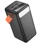 Павербанк 60000mAh с быстрой зарядкой 22.5W и фонарем BOROFONE BJ66B |2USB/1Type-C| Черный
