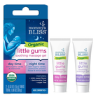 Заспокійливий масажний гель для ясен Mommy's Bliss, Organic Little Gums денний/нічний пакет для дітей віком від 2 місяців 2 тюбики по 15 г кожен