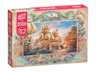 Пазлі CherryPazzi 2000 "Морська битва" 70x100 см 50026