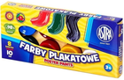 Farby plakatowe Astra 8 kolorów 10 ml (5900263020522)