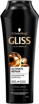 Зміцнюючий шампунь GLISS Ultimate Repair для сильно пошкодженого та сухого волосся 250 мл