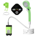 Портативный душ Lixada на 6000 mAh Зеленый (00251)