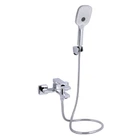 Смеситель для ванны Qtap Gemini c душевым гарнитуром QTGEM259CRM45681 Chrome